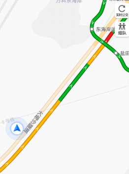 由于隧道中没有卫星信号所以手机上的导航，进入隧道后无位置信息更新